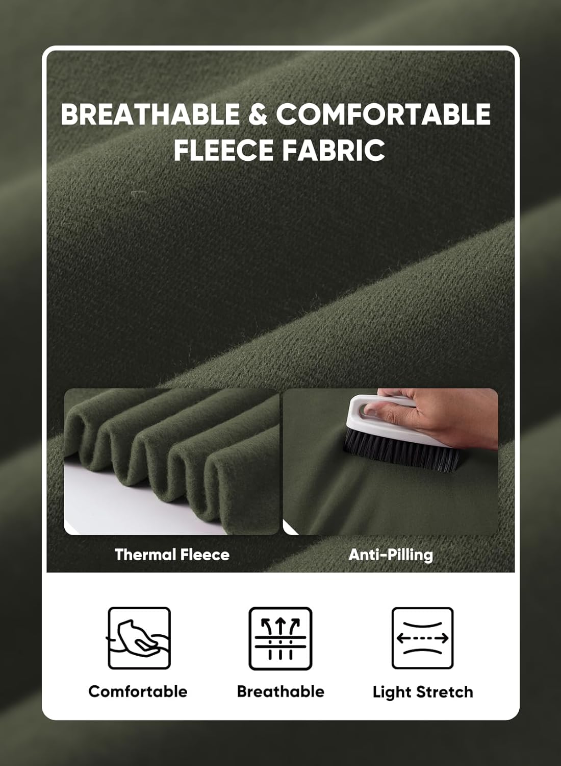 Thumbnail 6 de JMIERR Men's 2 Piece Hoodie Sweatshirt & Jogger Sweatpants Set