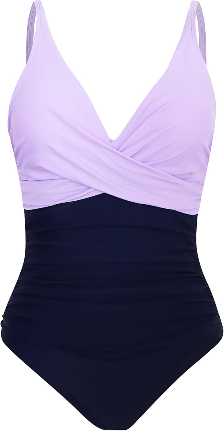 Thumbnail 6 de LA ORCHID Damen Badeanzug „Bauchweg“ mit Push-up, einteiligem V-Ausschnitt und High-Waist