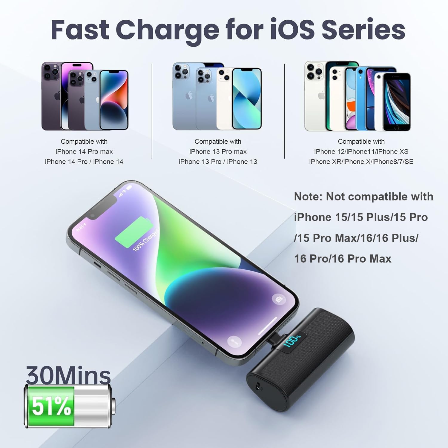 Thumbnail 2 de Mini Power Bank 5200mAh PD 20W for iPhone