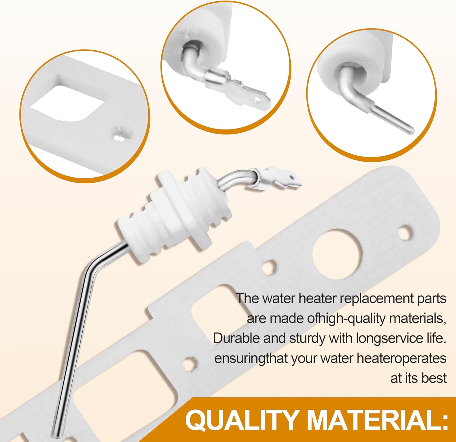 Detalle 2 de JODDMTTY 104000249 Flame Electrode Kit for Rinnai Tankless Water Heaters
