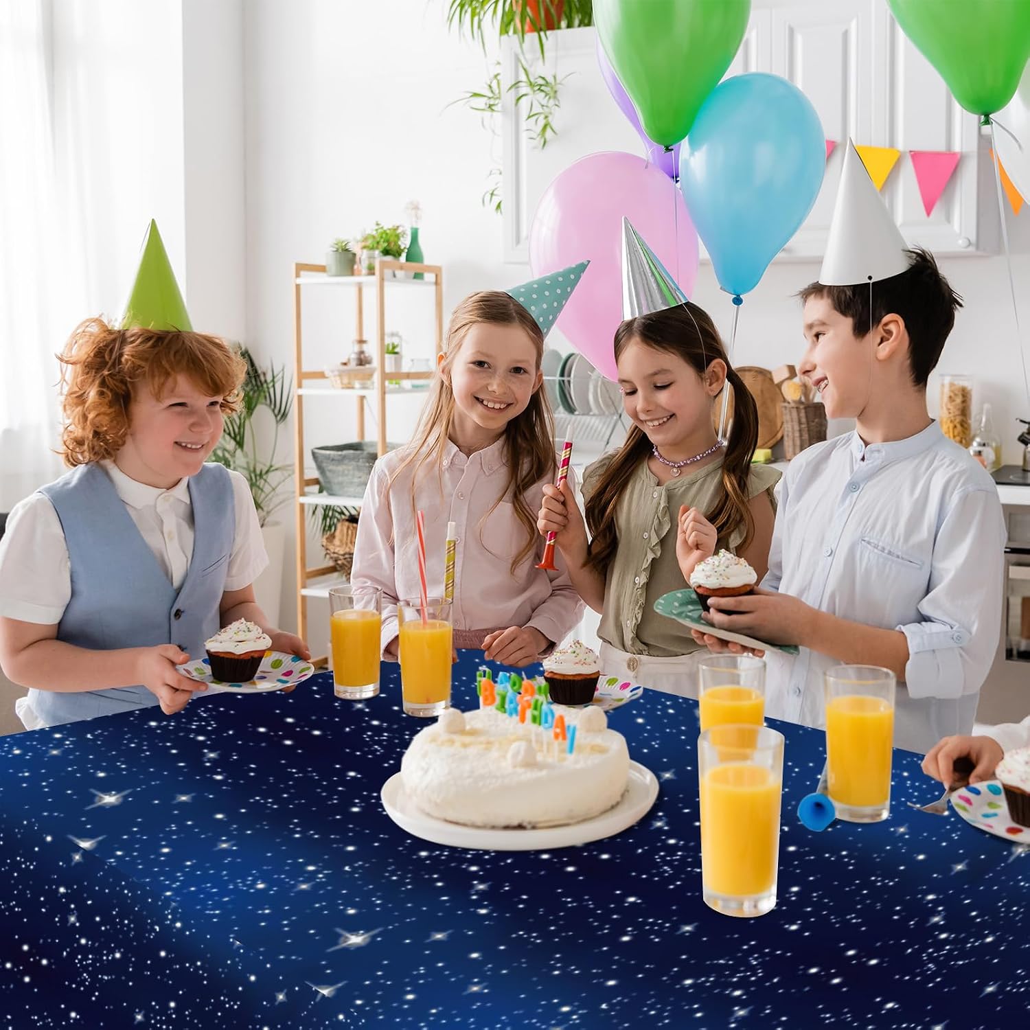 Thumbnail 4 de JHDZDHY Plastic Tablecloths, 54 x 108 Inch