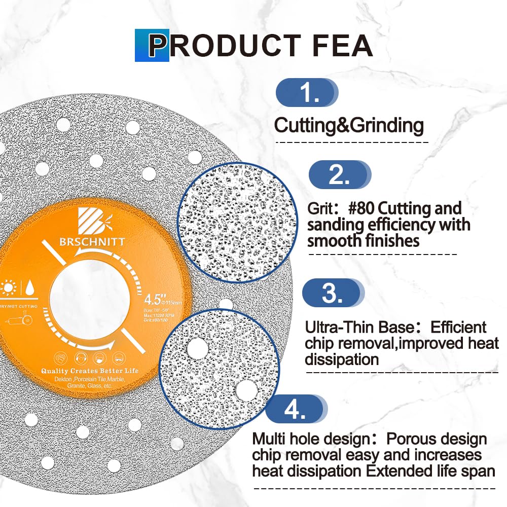Detalle de BRSCHNITT diamond cutting disc 4.5-inch