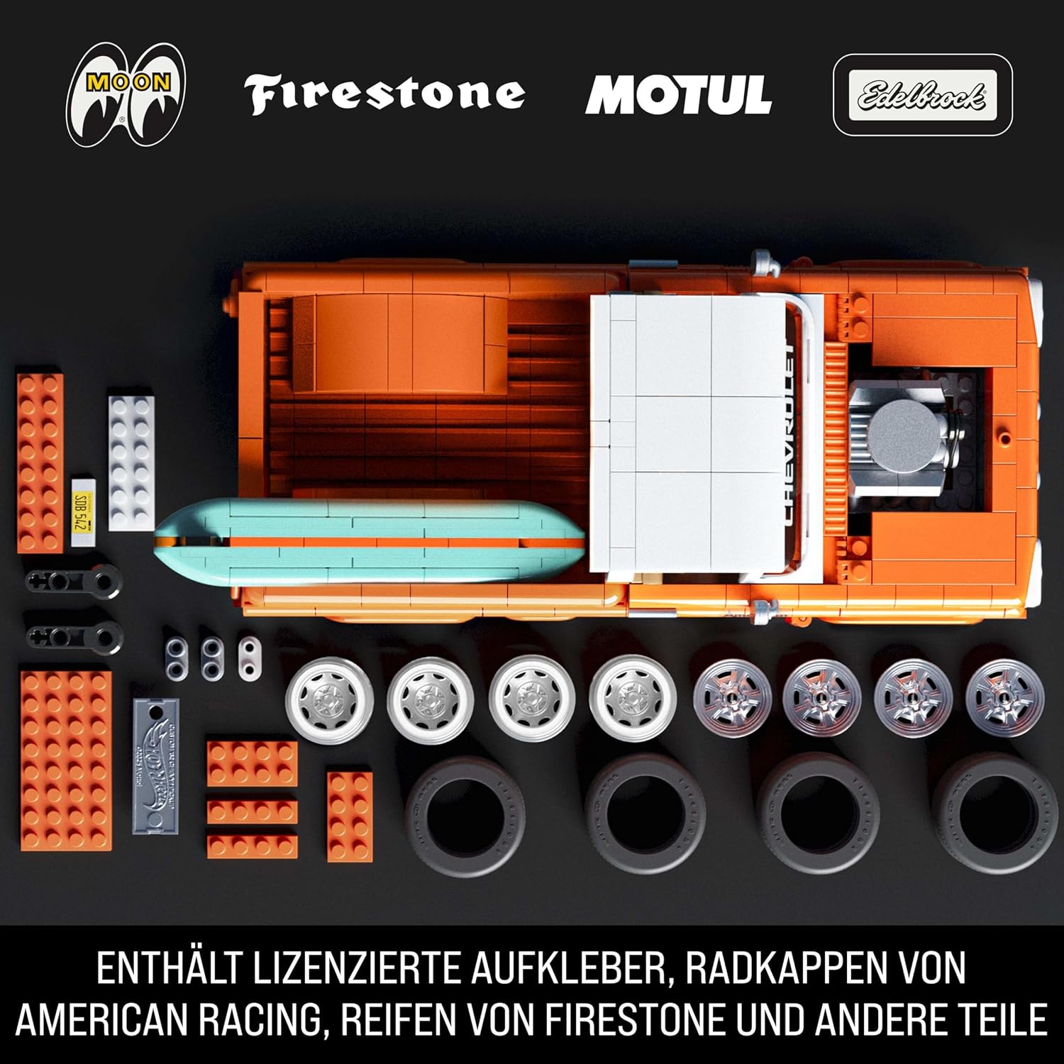 Thumbnail 3 de Mattel JFT20 Custom ’62 Chevy Pickup 858 Teile