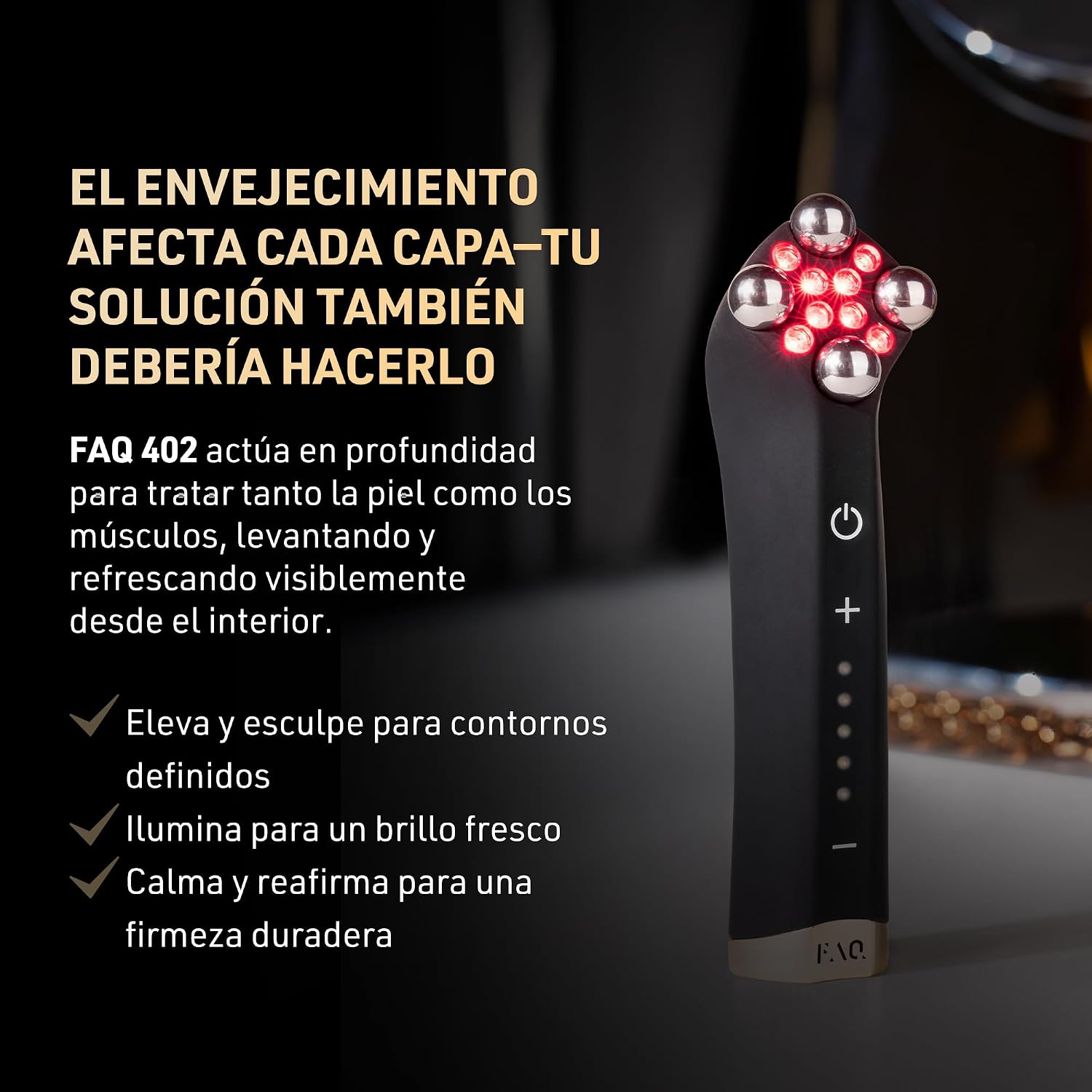 Detalle 2 de FAQ Sculpt & Glow Coffret microcourant