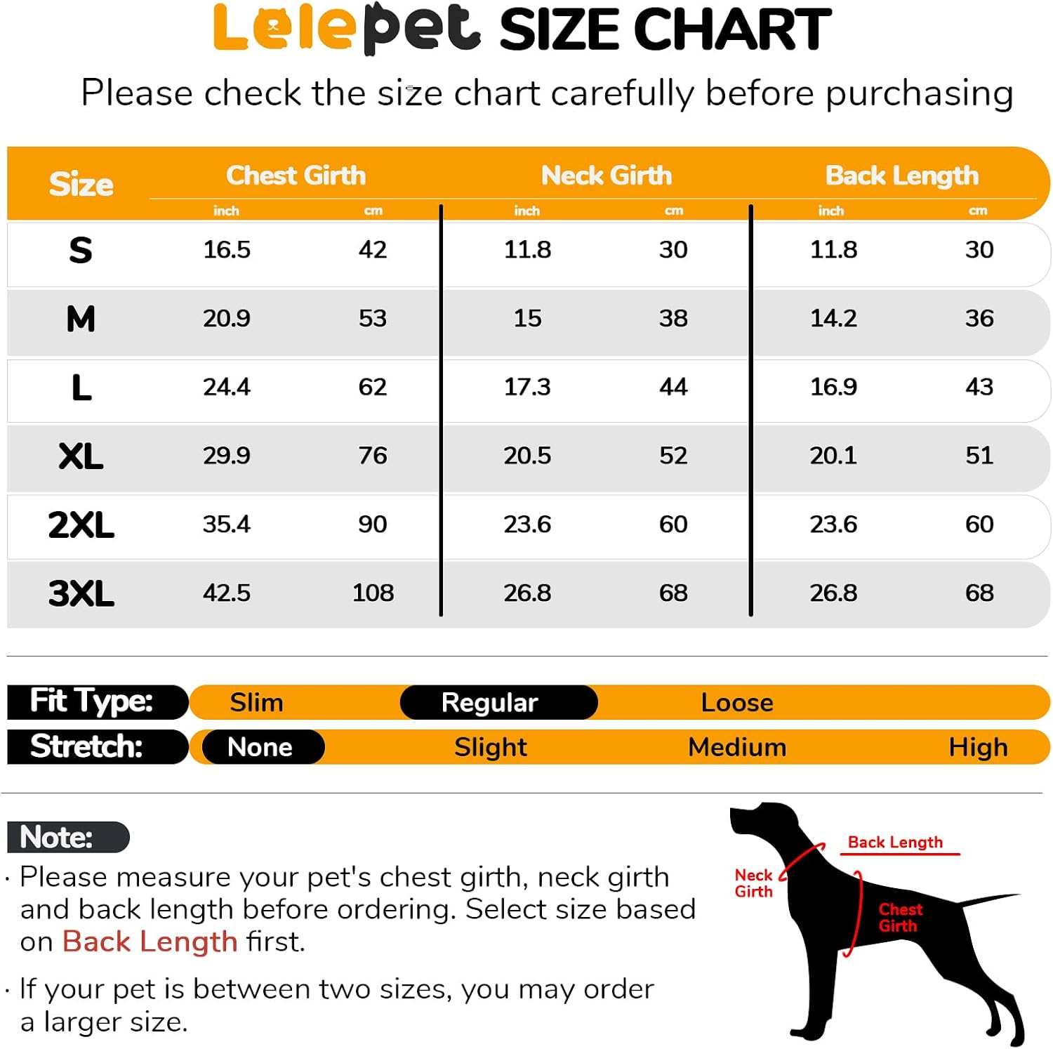 Detalle de Lelepet Dog Raincoat Waterproof, Size L