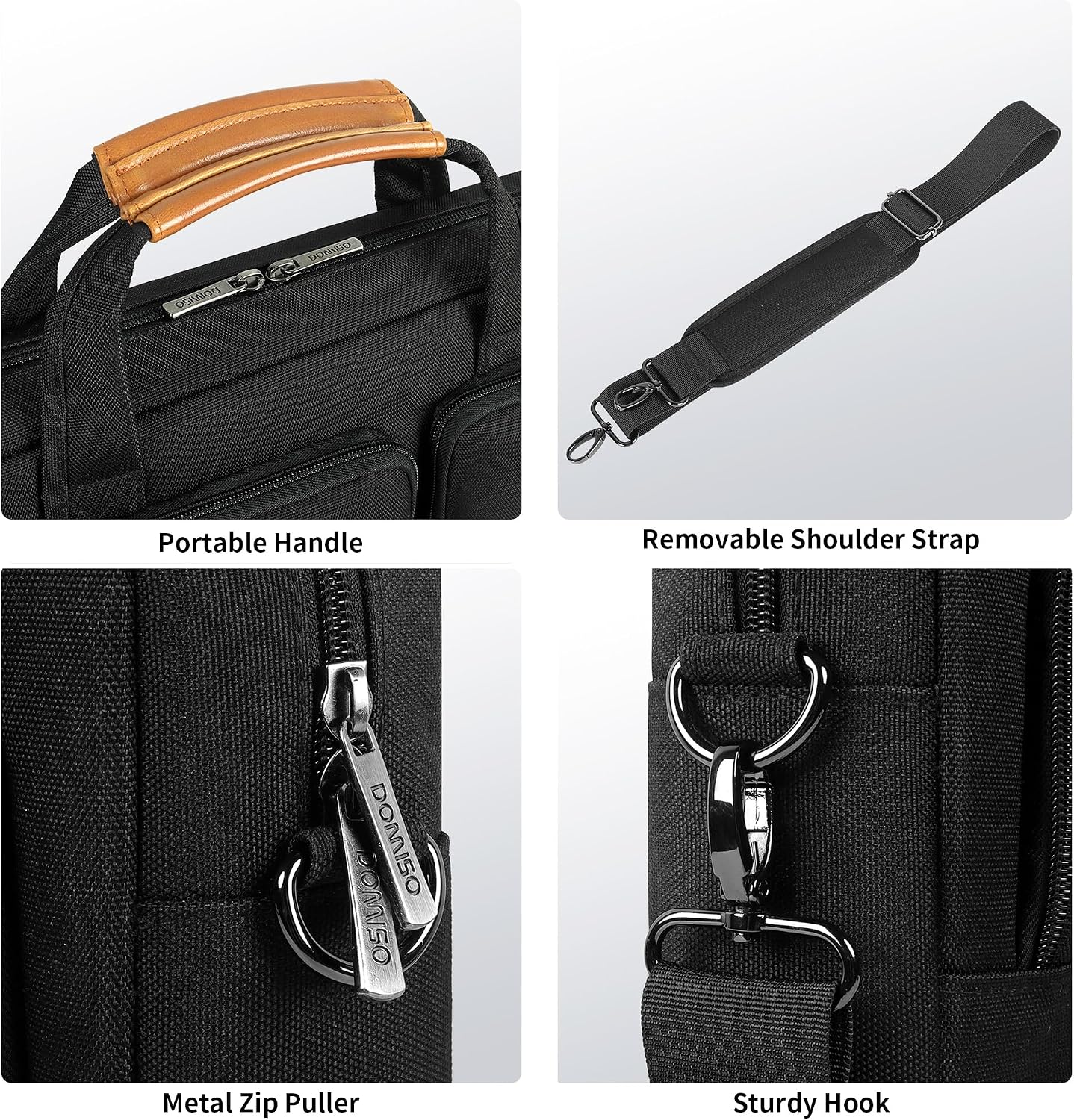 Thumbnail 6 de DOMISO 17 inch Laptop Bag for Men – Versatile, protective briefcase for everyday work