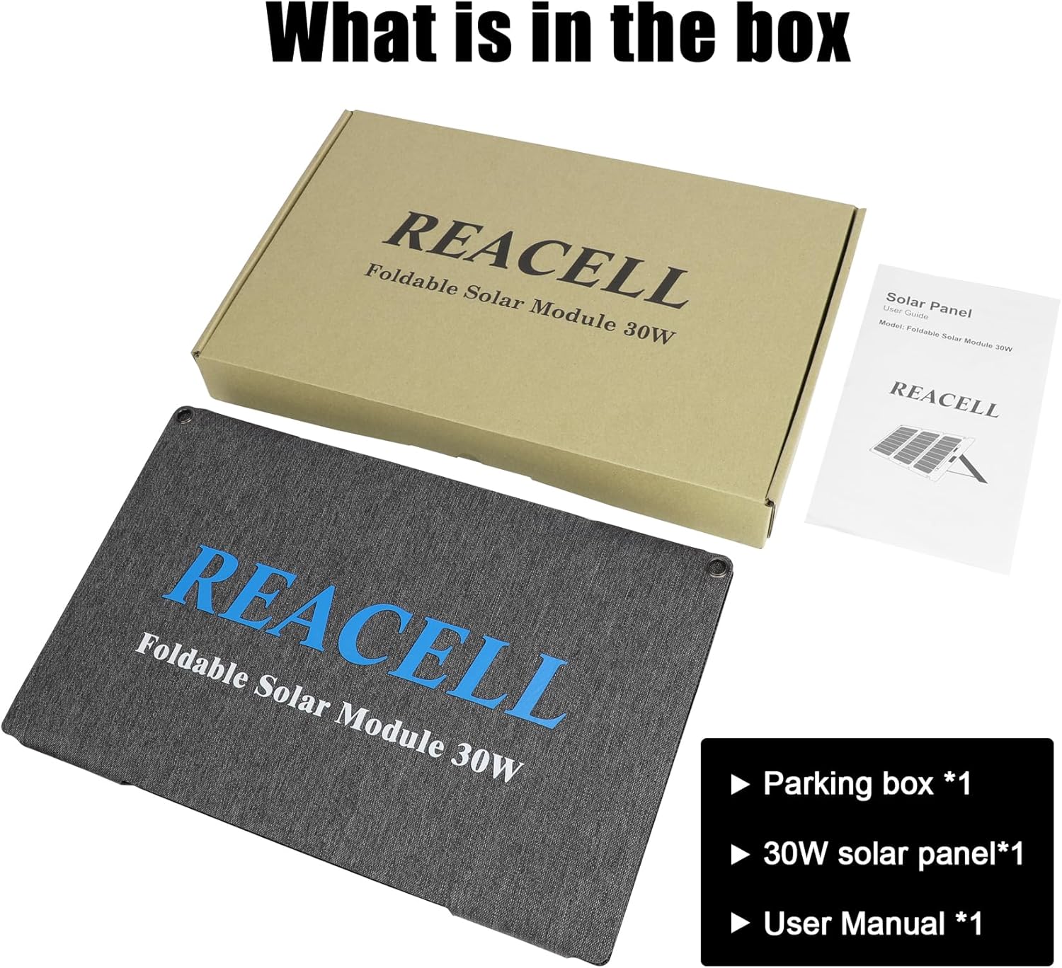 Thumbnail 6 de REACELL Chargeur Solaire 30W Portable avec Ports USB-C et USB-A — Panneau Pliable Étanche IP65