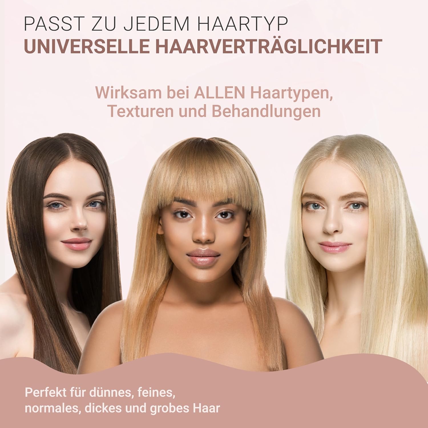 Thumbnail 6 de Glätteisen Locken und Glätten Haarglätter – 2-in-1 Rose Gold, 5 Jahre Sorgenfreiheit