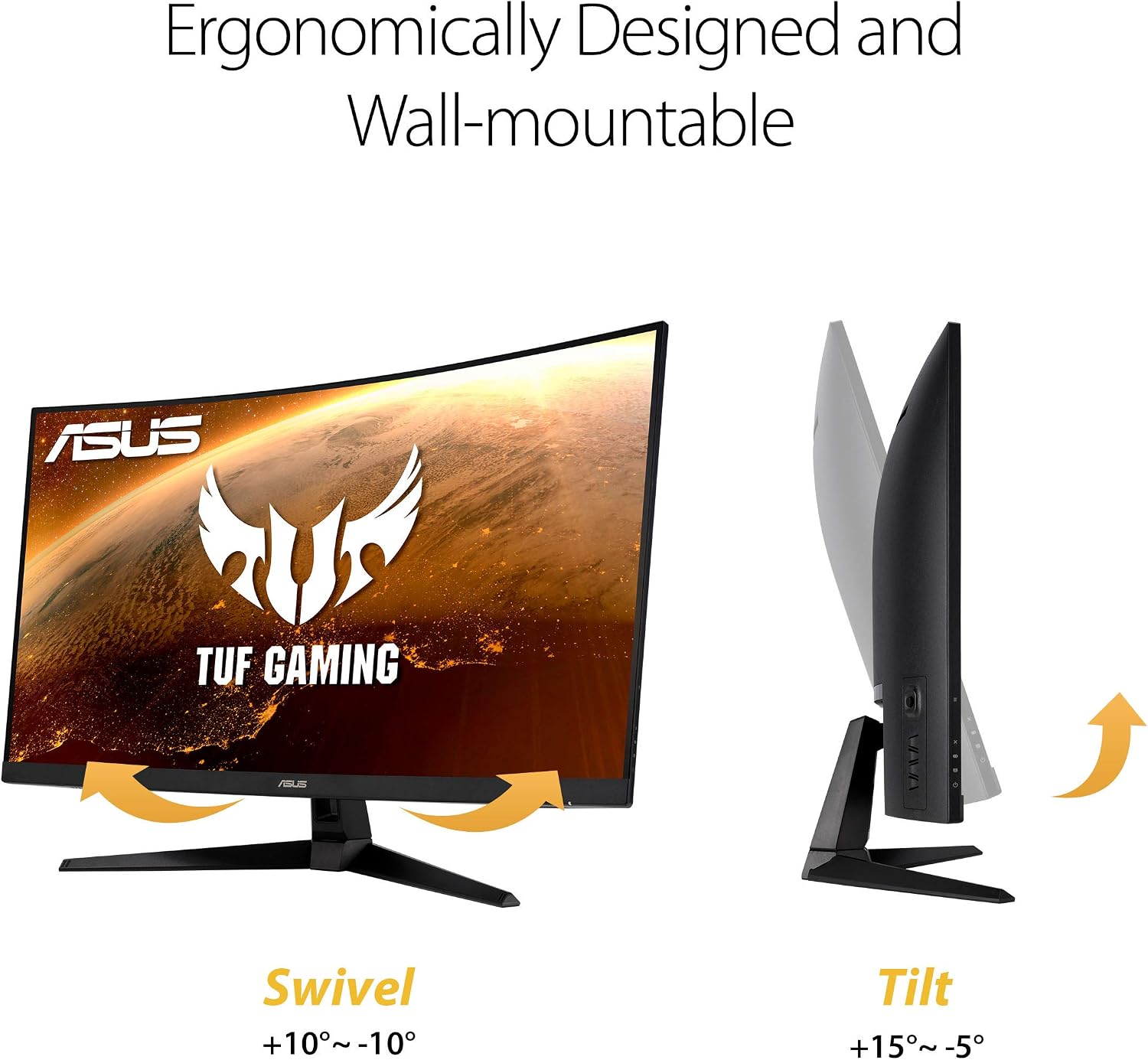 Thumbnail 4 de ASUS TUF 32 Inch Curved Gaming Monitor 165Hz