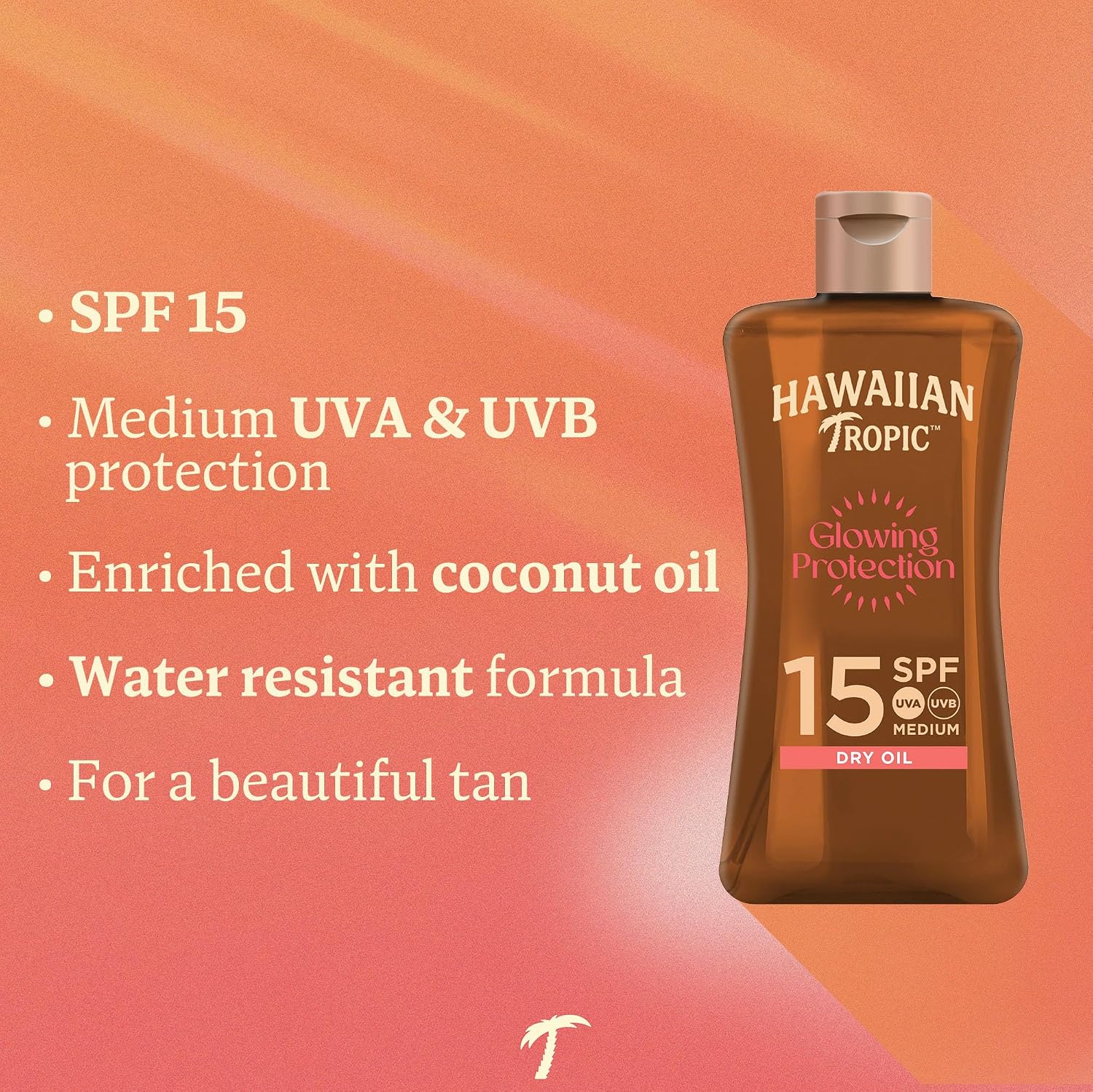 Detalle de HAWAIIAN Tropic Glowing protection SPF 15