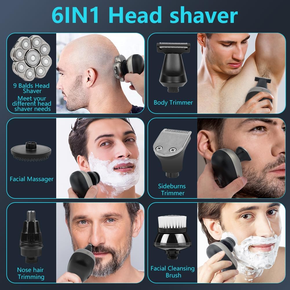 Detalle de OFFCUP Electric Head Shaver 9D