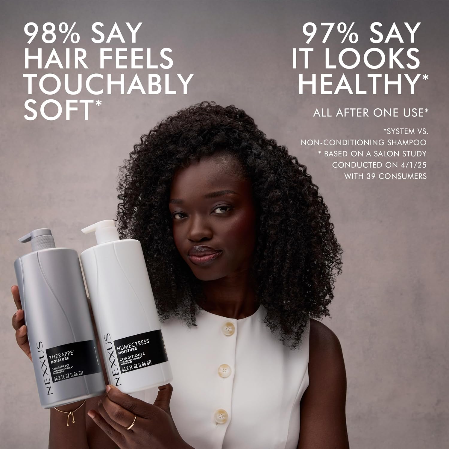 Detalle 2 de Nexxus 10605592307758 Therappe Humectress Shampoo & Conditioner Set, 72H Moisture