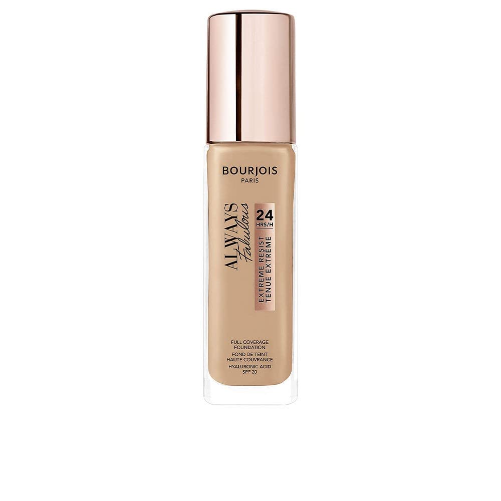 Detalle de Bourjois Foundation Always Fabulous 120 Light Ivory – High-Coverage Make-up mit 24h Halt