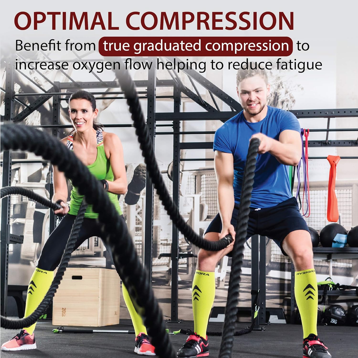 Thumbnail 3 de Rymora Compression Socks for Men and Women – for Sports, Running, Work & Flying