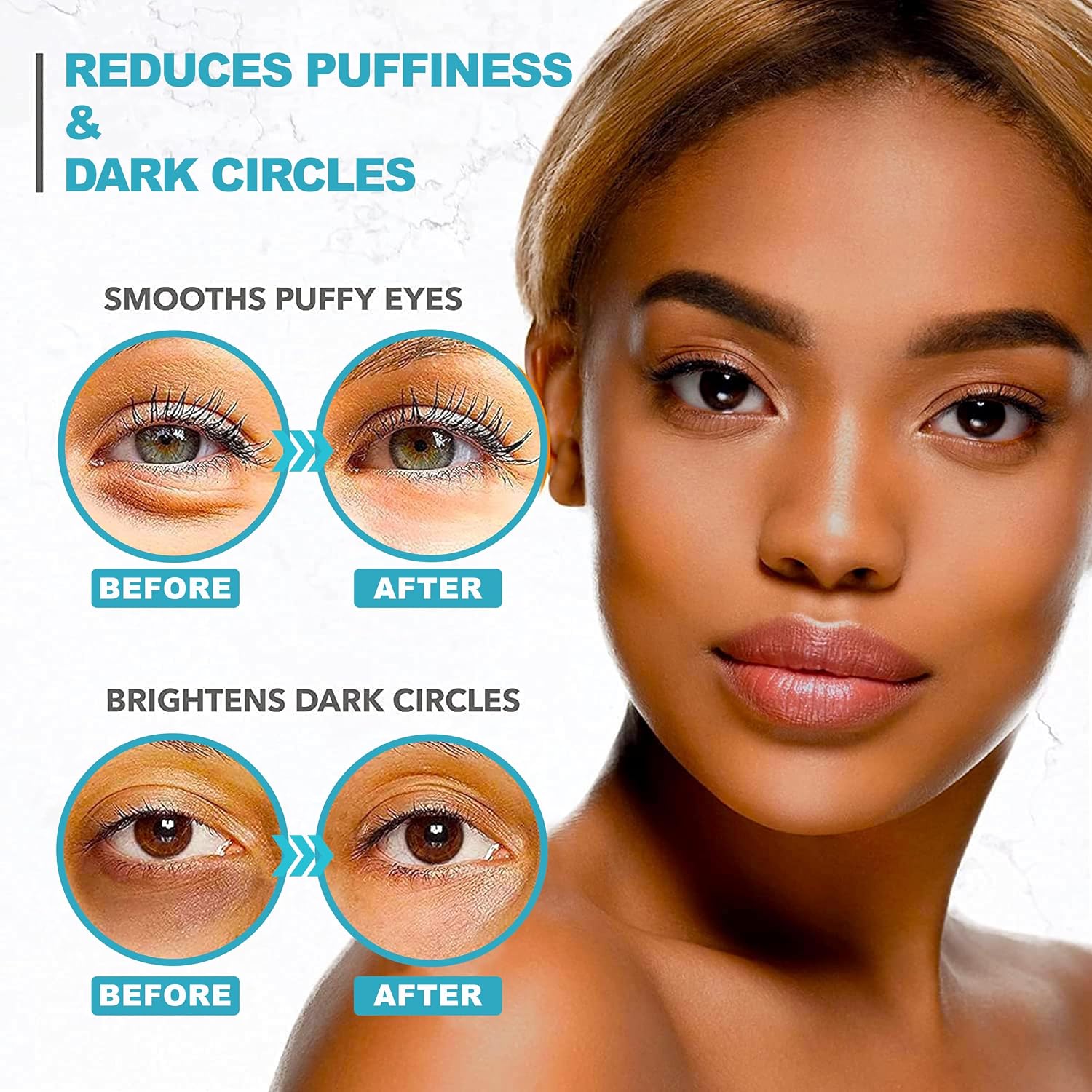 Detalle de Arvesa Under Eye Gel Patches with Retinol, Collagen & Hyaluronic Acid, 60 Pads