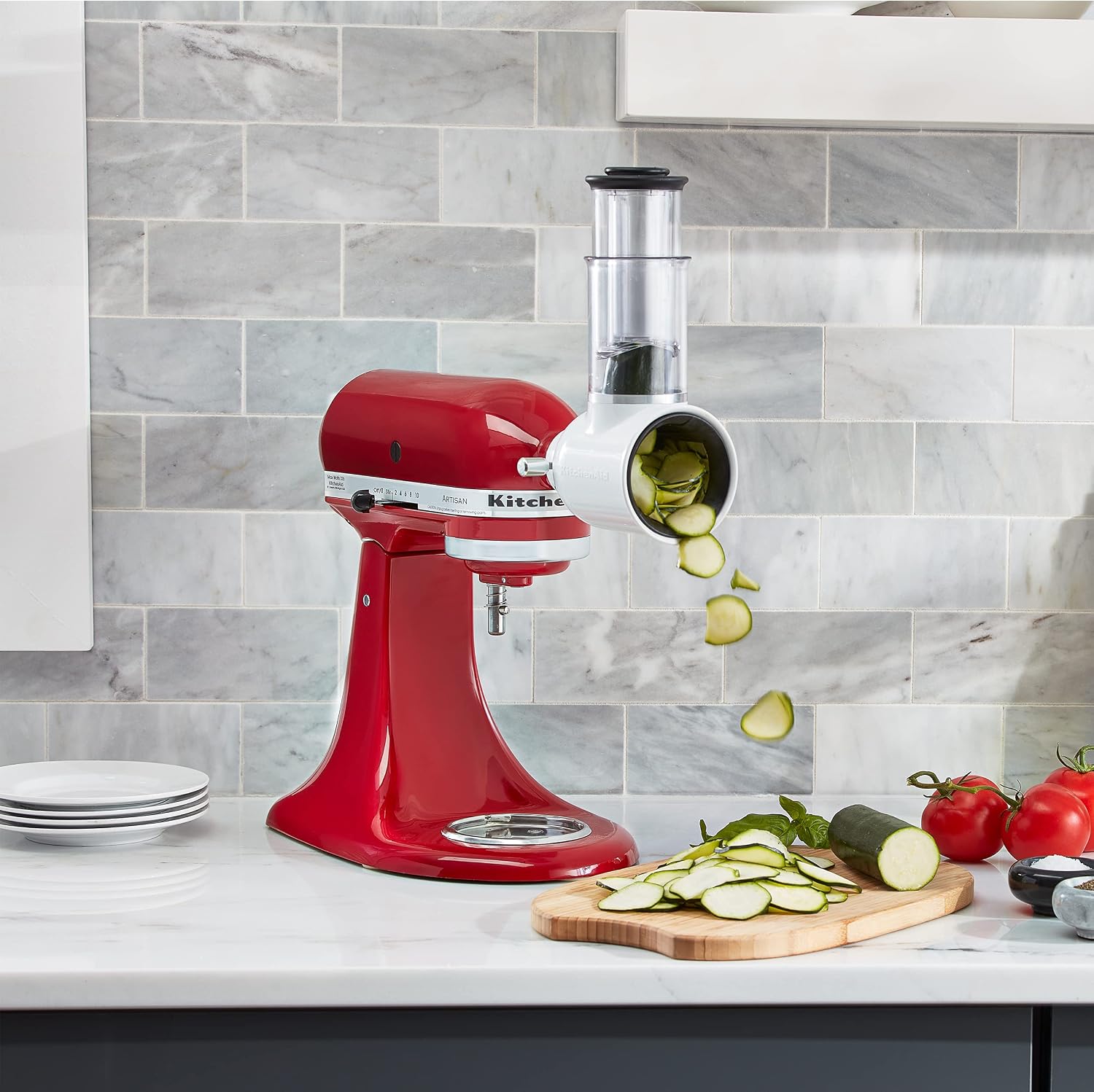 Detalle 2 de KitchenAid Slicer and Shredder Attachment KSMVSA