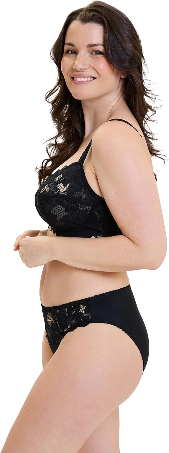 Detalle 2 de Sans Complexe Arum Soutien-Gorge emboîtant en dentelle avec armatures Classique Uni