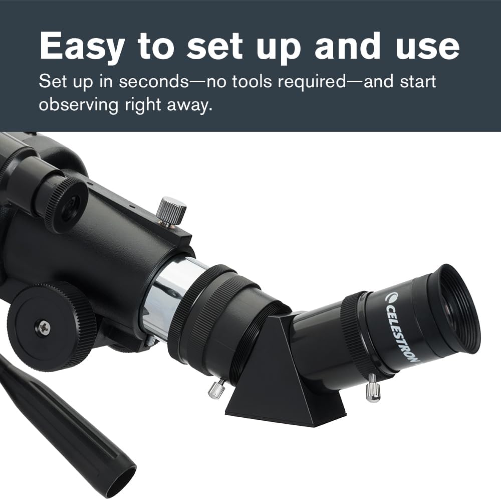 Detalle de Celestron 22030 Travel Scope: Portable 80mm Refractor Telescope