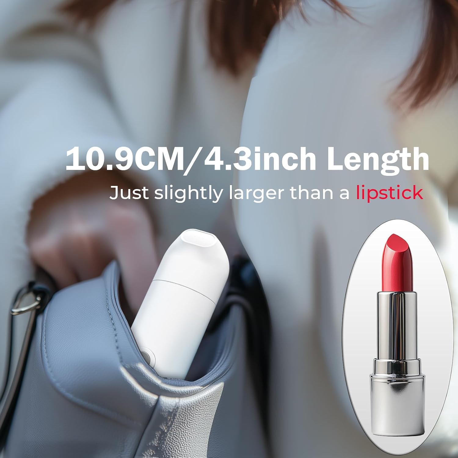 Detalle 2 de Portable Travel Bidet with USB-C Rechargeable Sprayer (350 mL)