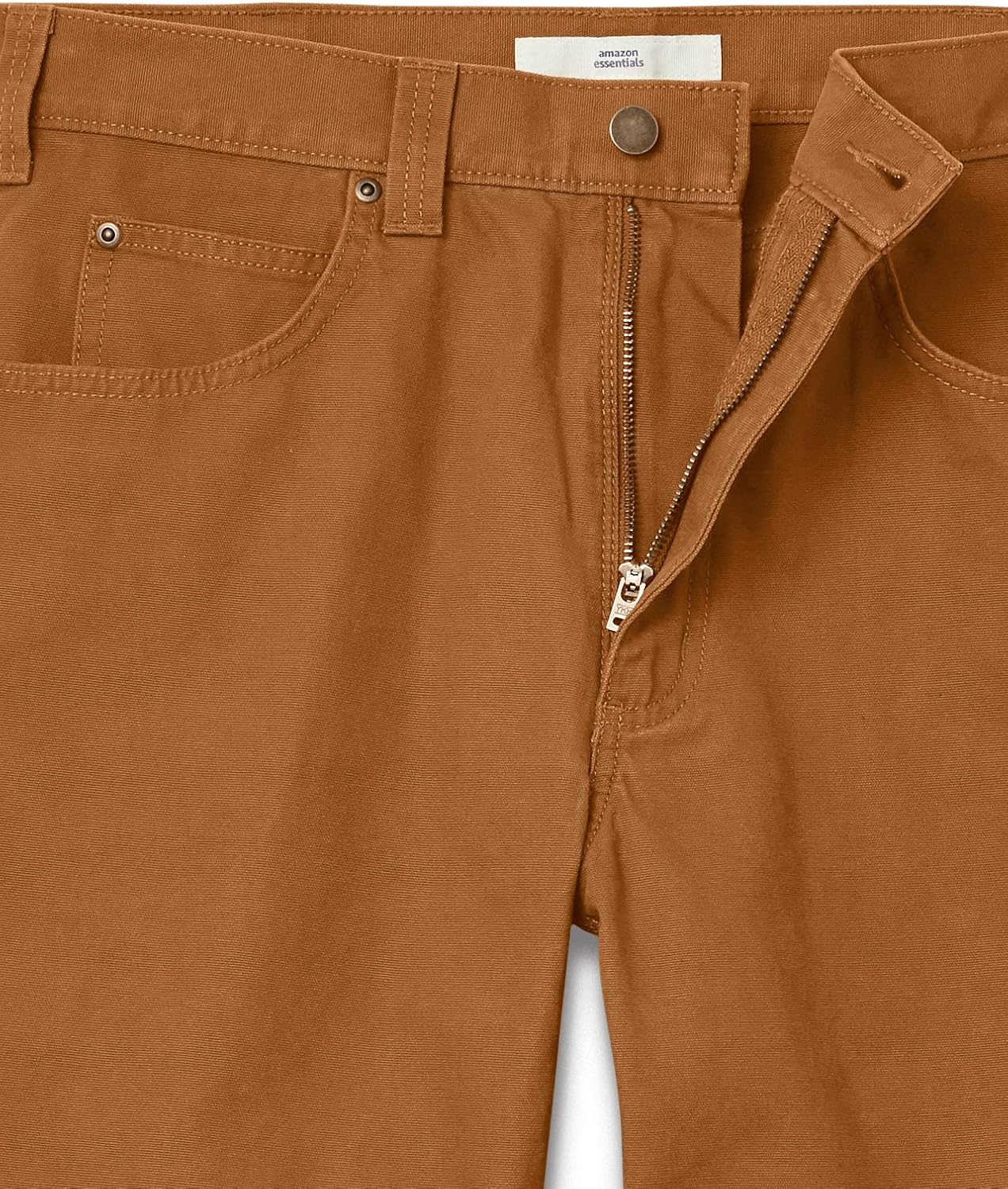 Detalle de Amazon Essentials Men's Relaxed-Fit Carpenter Utility Trousers with Tool Pockets (Discontinued Colours)