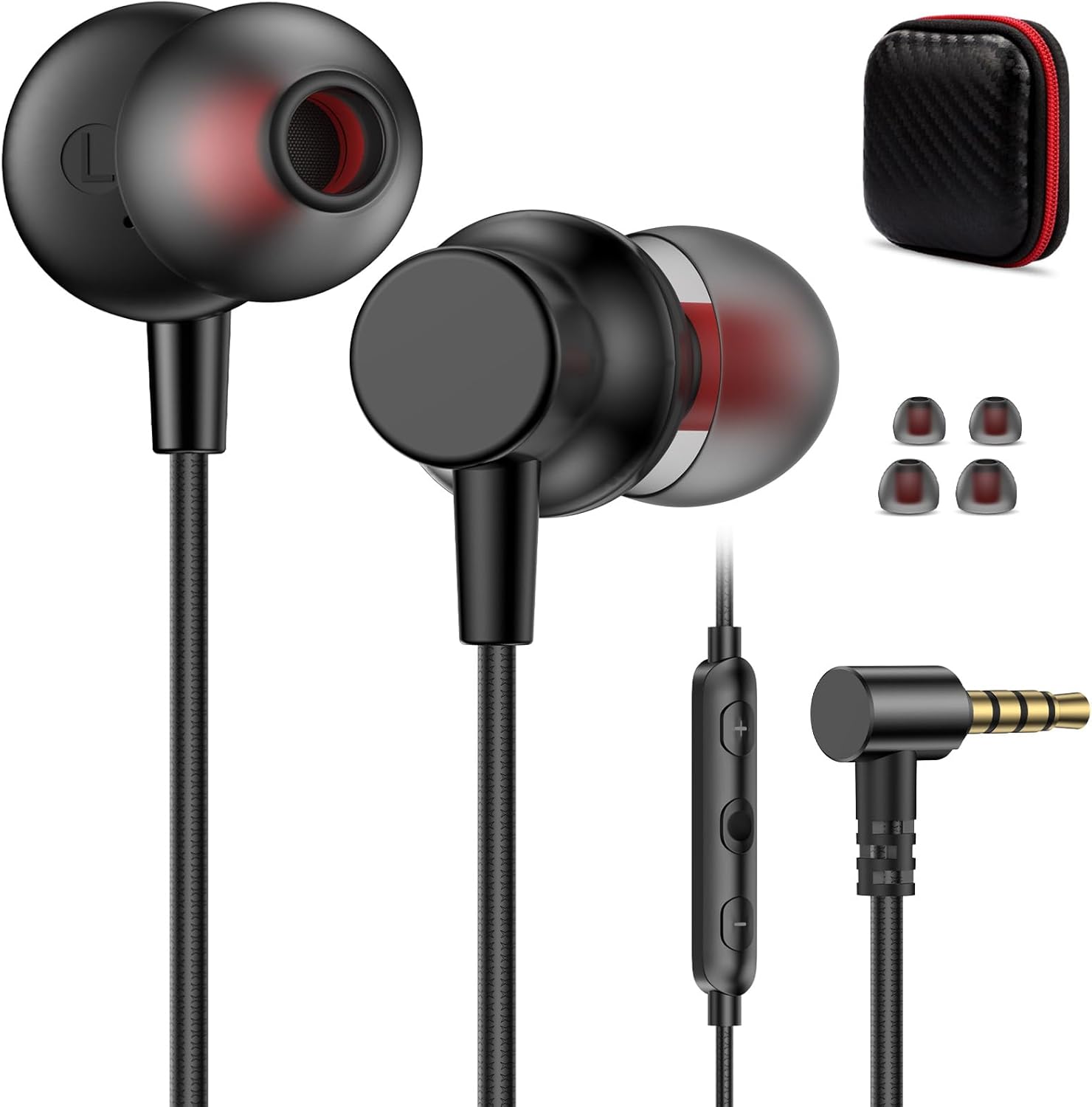 Detalle de Wired Earbuds 3.5mm Jack Earphone 1.8m