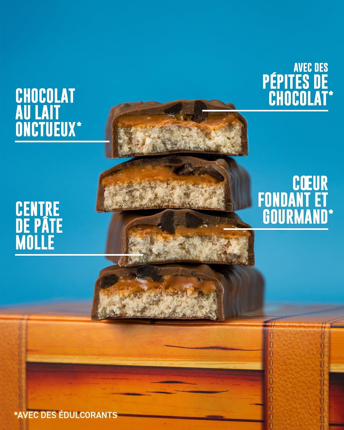 Detalle de Grenade Barre Hyperprotéinée à Faible Teneur en Glucides – Chocolate Chip Cookie Dough, 12 x 60 g