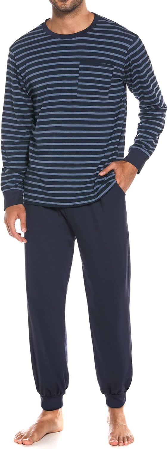 Detalle de Sykooria Pijama Hombre Algodón S-3XL