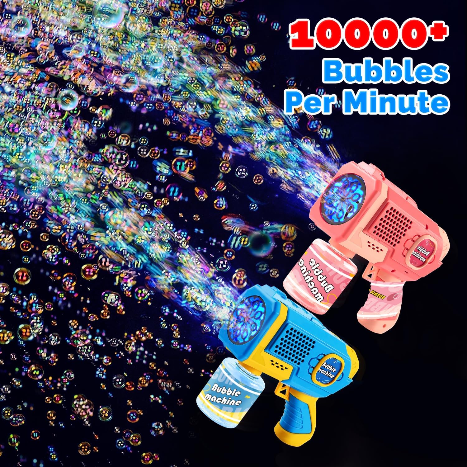 Detalle 2 de EagleStone Bubble Gun Pack 2 — 4-Bottle Set