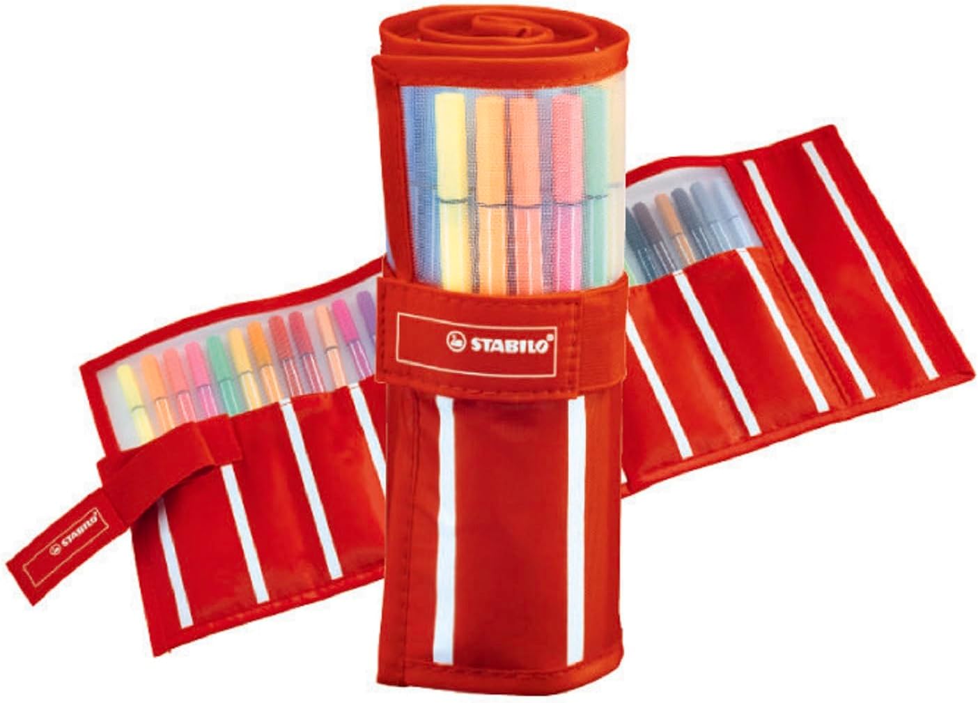 Detalle de STABILO Premium-Filzstift Pen 68-30er Rollerset – brillante Farben, 1 mm Spitze