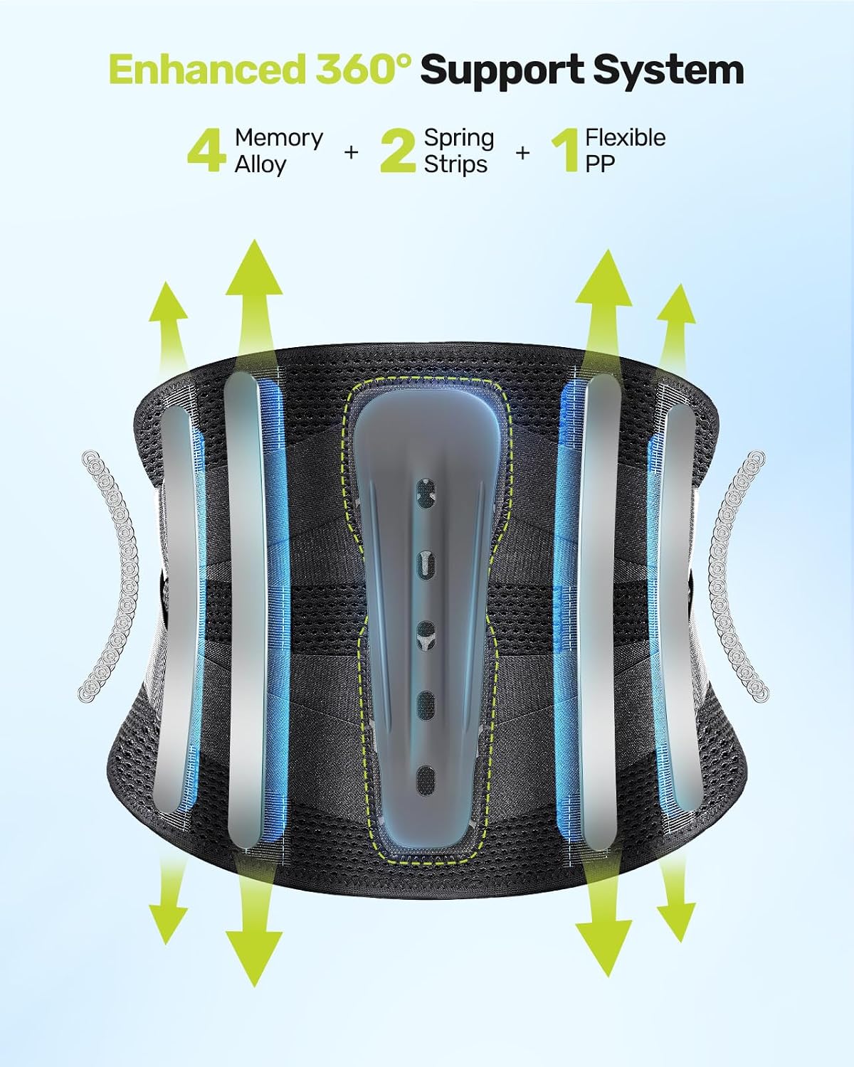 Thumbnail 4 de Rakiie Back Support Belt, 7 stays