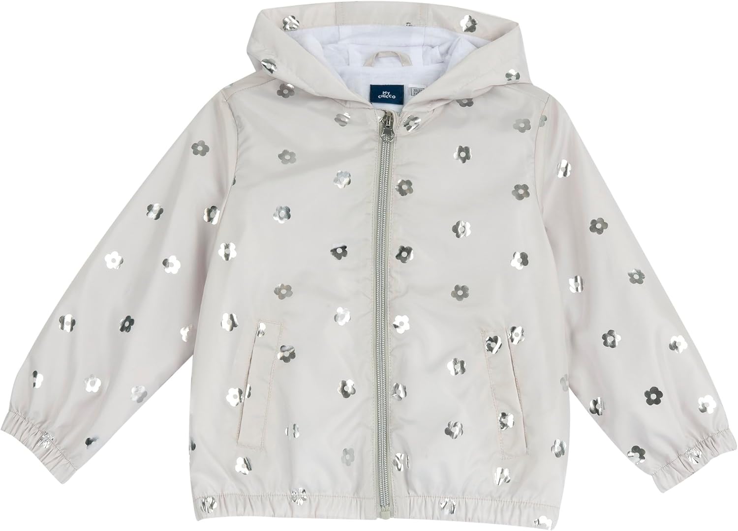 Imagen de Chicco Giubbino Bambina con Zip: caldo, lavabile e dallo stile floreale beige en OfertitasTOP