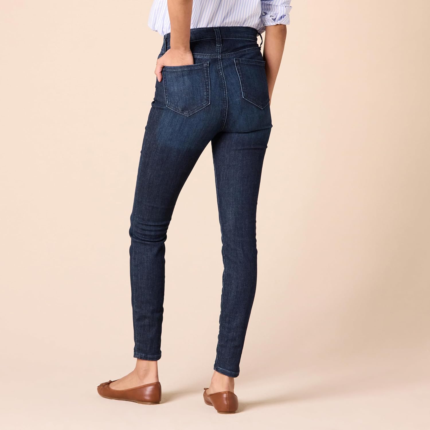 Thumbnail 1 de Amazon Essentials Damen Skinny-Jeans mit hohem Bund (Taille hoch) – Auslaufmodell