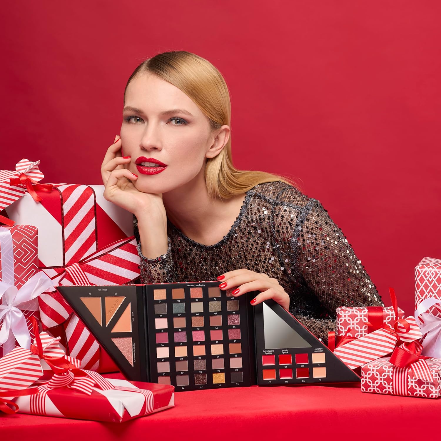 Thumbnail 2 de Deborah Milano Beauty Gift Vol.3 Medium Trousse trucco donna con toni caldi e palette ombretti