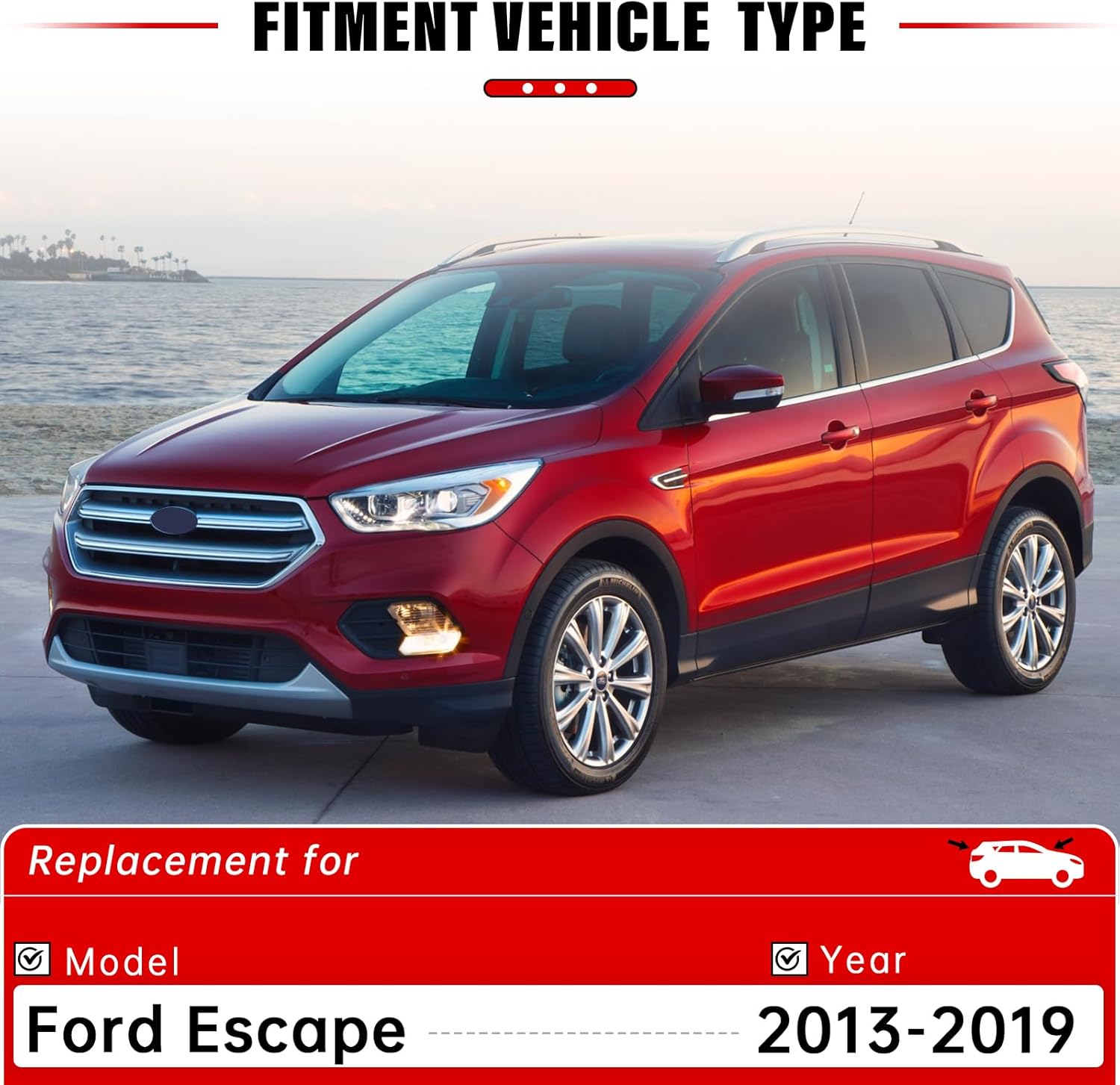 Thumbnail 1 de RAINTOK Windshield Wiper Blades 28"/28"/11" Set