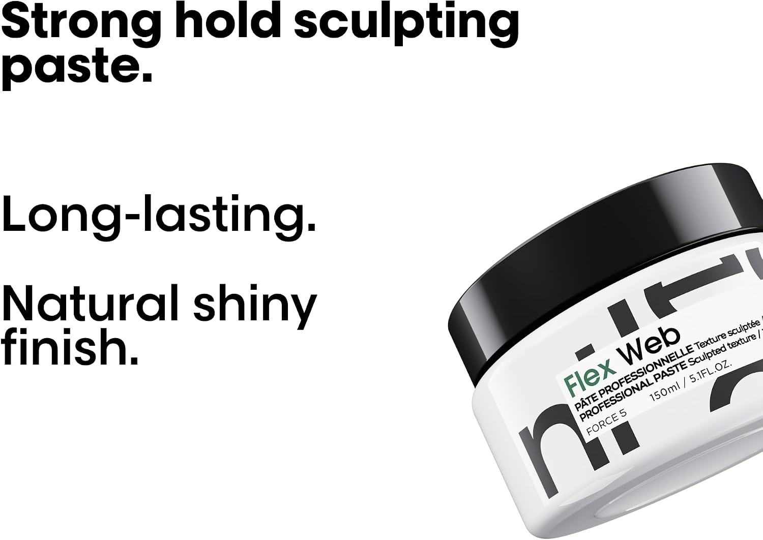 Detalle de L’Oréal Professionnel Tecni.Art Web Pasta Modellante Tenuta Extra-Forte Effetto Naturale e Brillante da 100 ml