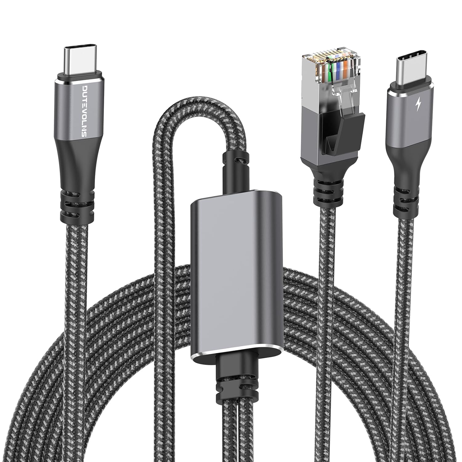 Detalle de Dutevolns USB C to Ethernet Cable 2M