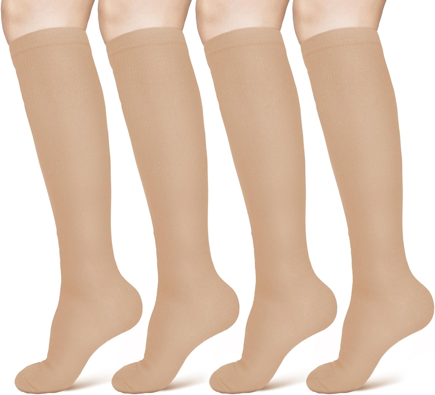 Detalle de ACWOO 2 Pares Calcetines de Compresión 15-20 mmHg L/XL