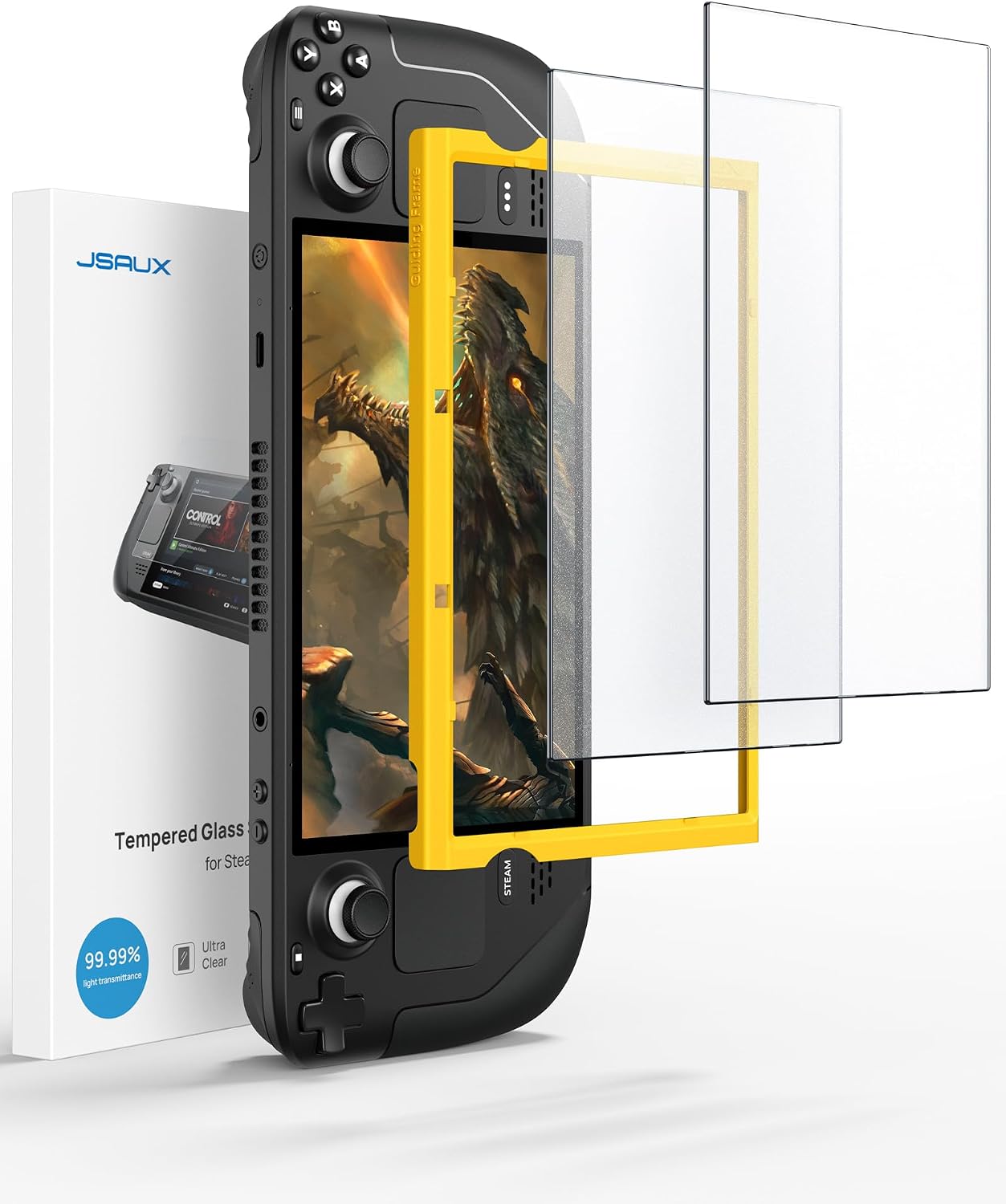 Detalle de JSAUX 2-Pack Screen Protector 0.33mm