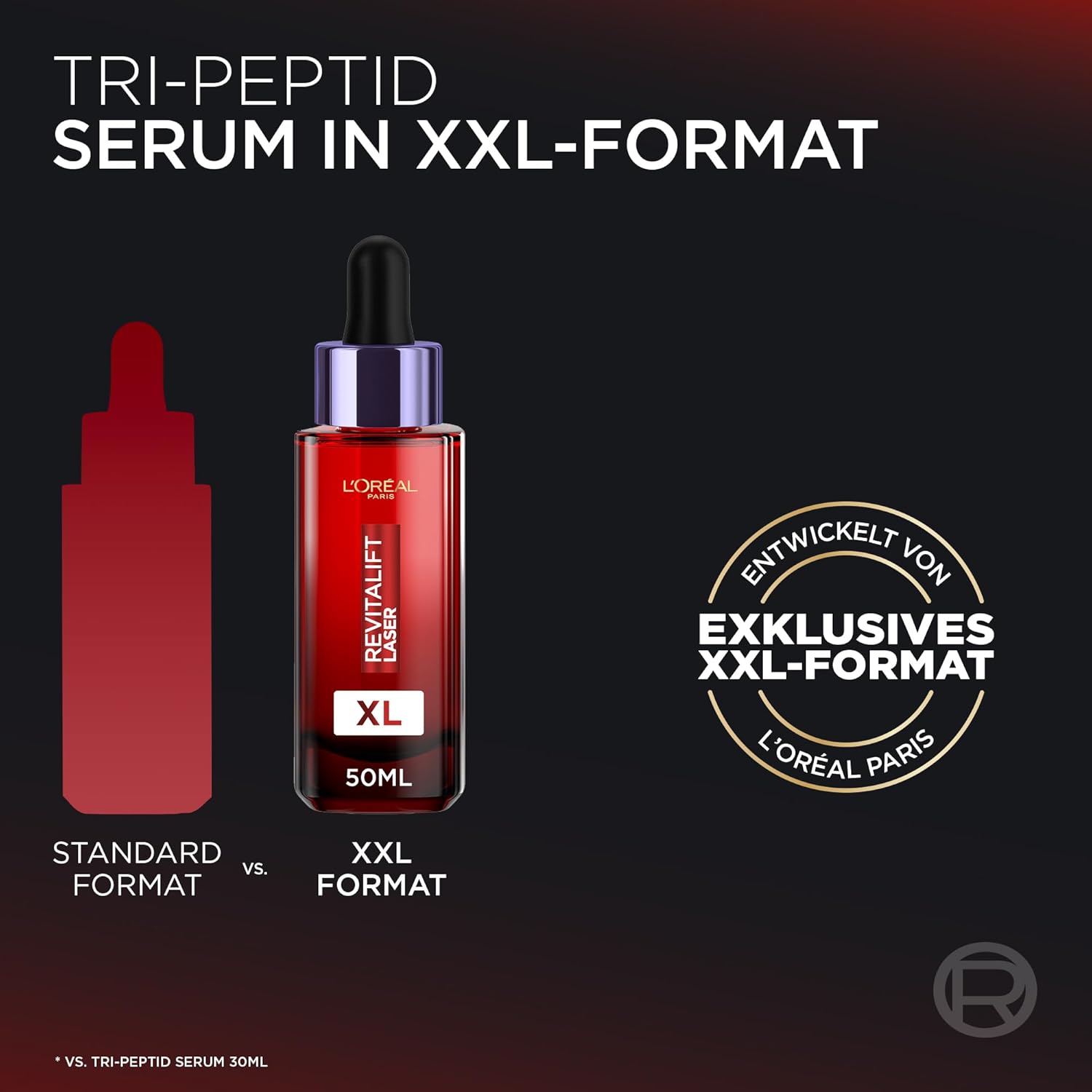 Detalle de L'Oréal Paris Revitalift Laser XL Serum 50 ml – 3-in-1 Anti-Aging Formel