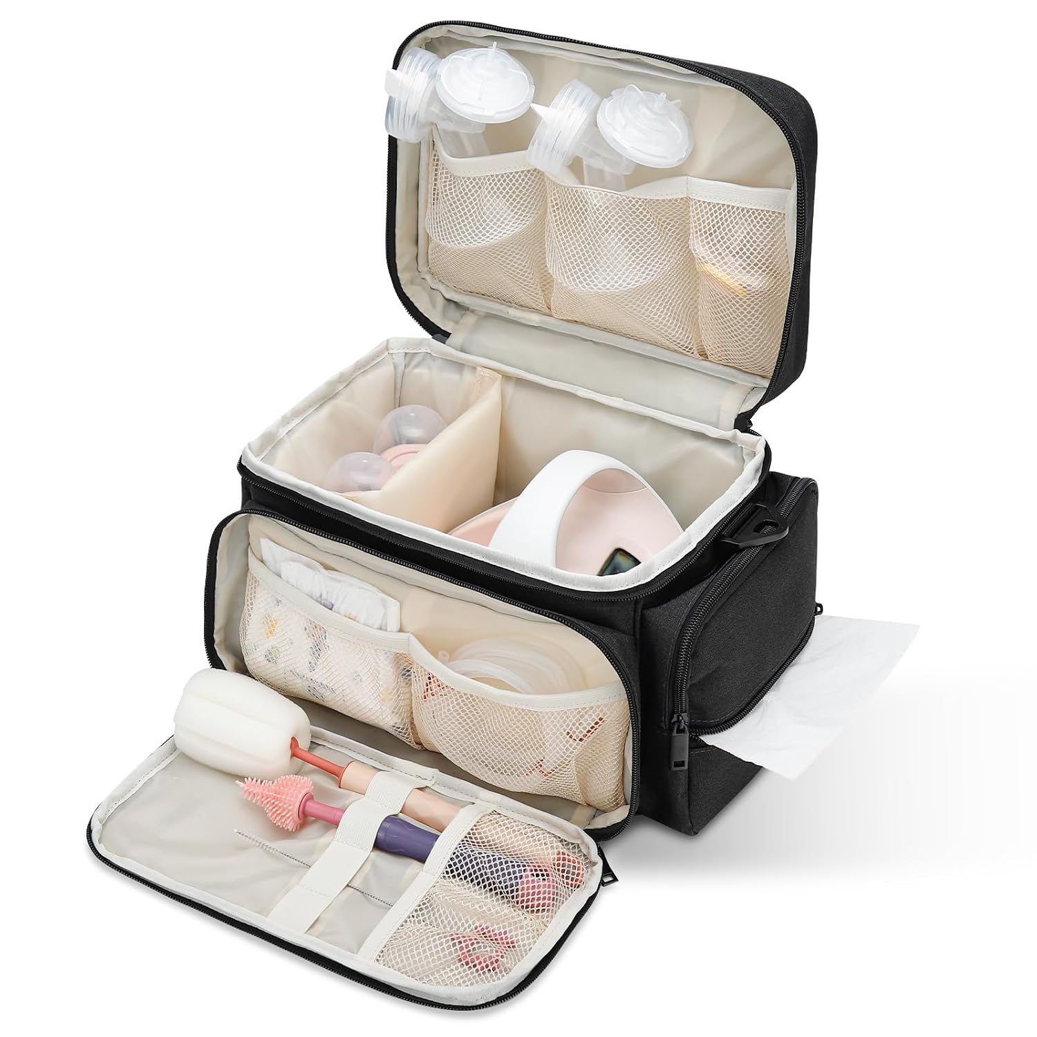 Detalle de GDNasist Breast Pump Bag for Spectra S1 and S2 with Waterproof Mat