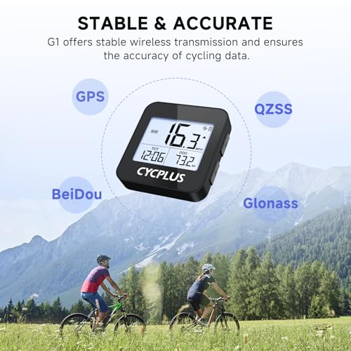 Detalle de CYCPLUS Compteur GPS Vélo sans Fil G1 – léger, étanche IPX6 et écran 2,0”