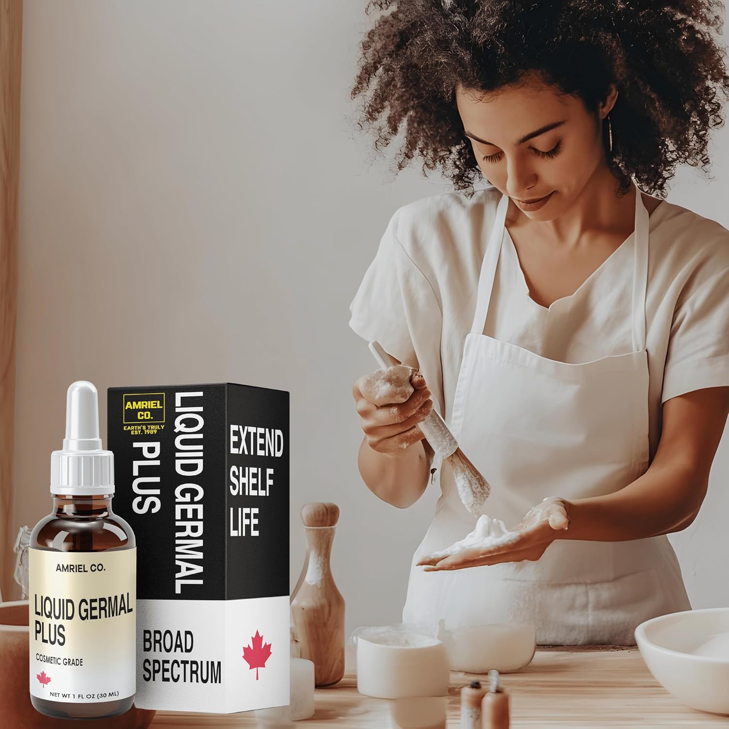 Detalle de Amriel Co Germall Plus Liquid Preservative, 30 mL for Water-Based Skincare
