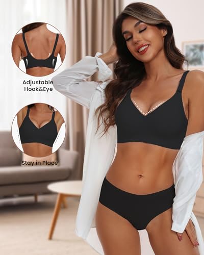 Thumbnail 1 de HORISUN Wireless Push Up Full Coverage Bra for Women – Seemless, Soft Support and All‑Day Comfort