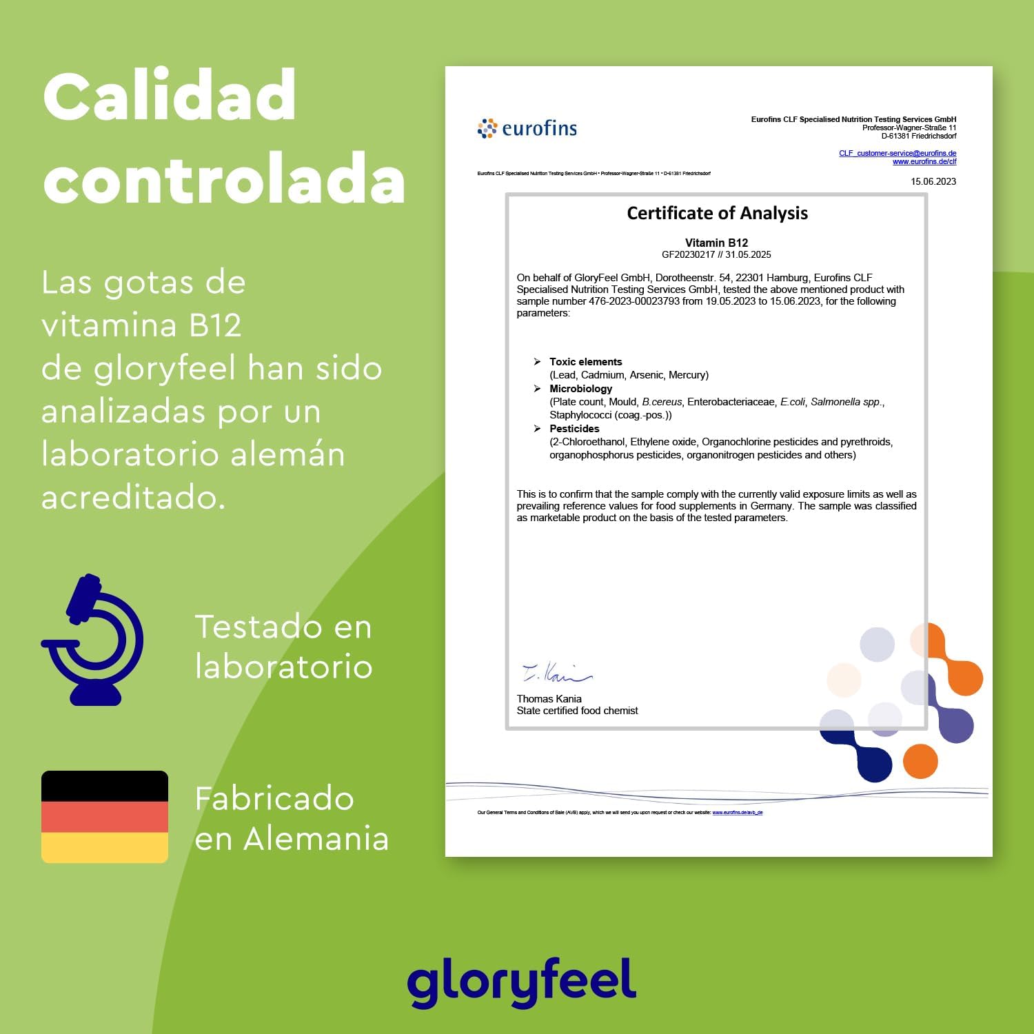 Thumbnail 5 de Vitamina B12 1,000mcg en gotas veganas 🌱 - Calidad Alemania