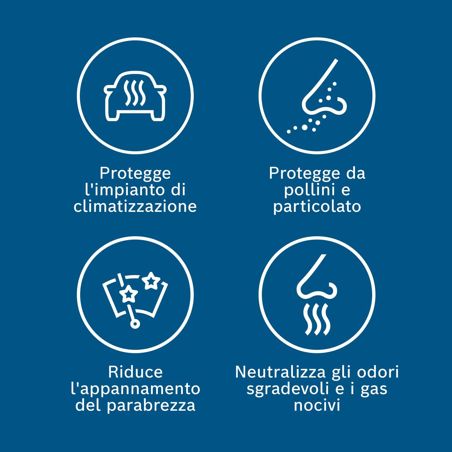 Thumbnail 3 de Bosch Filtro Abitacolo ai Carboni Attivi R5502 – Filtrazione efficace per aria pulita in auto