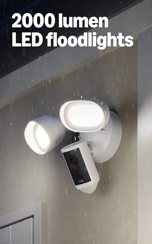 Thumbnail 3 de Ring Floodlight Cam Pro, Wired (Newest Model) — Retinal 4K, 2000 Lumen, 10x Zoom, Wide-Angle Outdoor Security