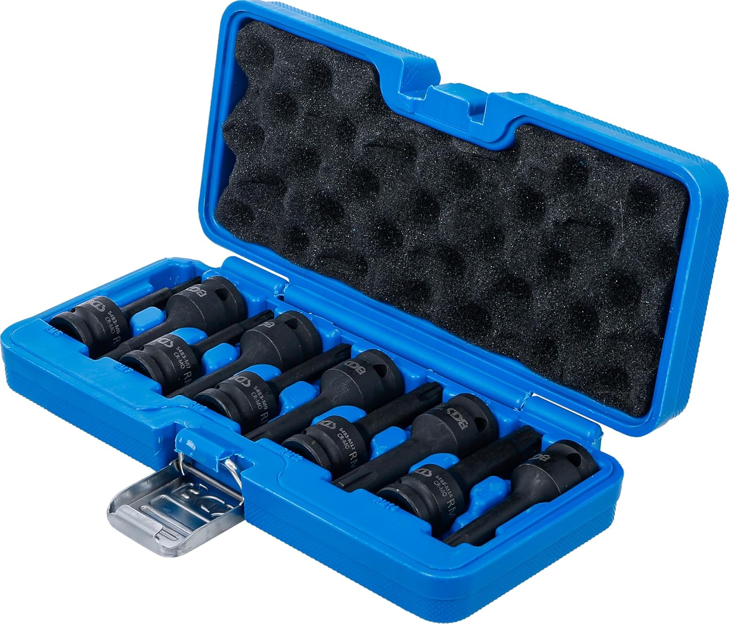 Detalle de BGS 5483 Impact Bit Socket Set, 1/2" Drive, Spline for Ribe, M5–M14