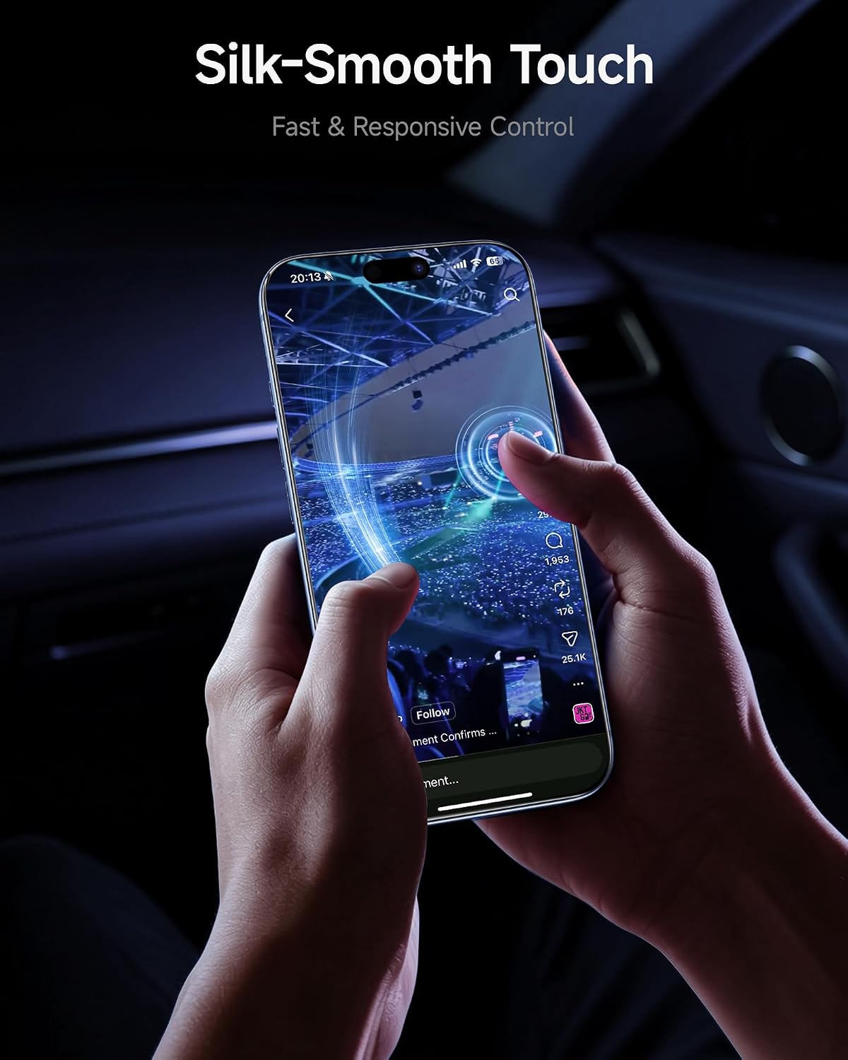 Thumbnail 5 de SMARTDEVIL Tempered Glass Screen Protector for iPhone 18 Pro Max, 9H, 2-Pack