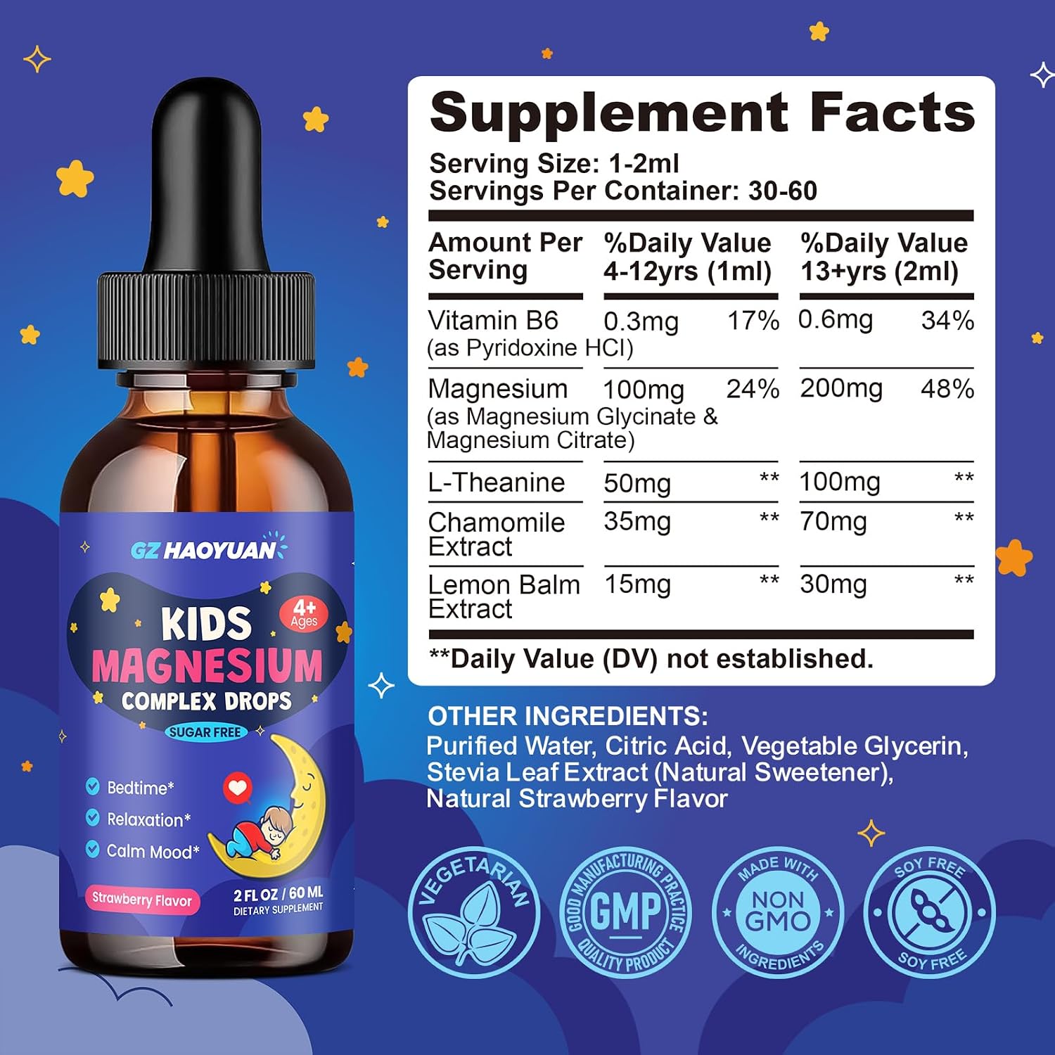 Thumbnail 6 de Kids Magnesium Liquid Drops 2 fl oz