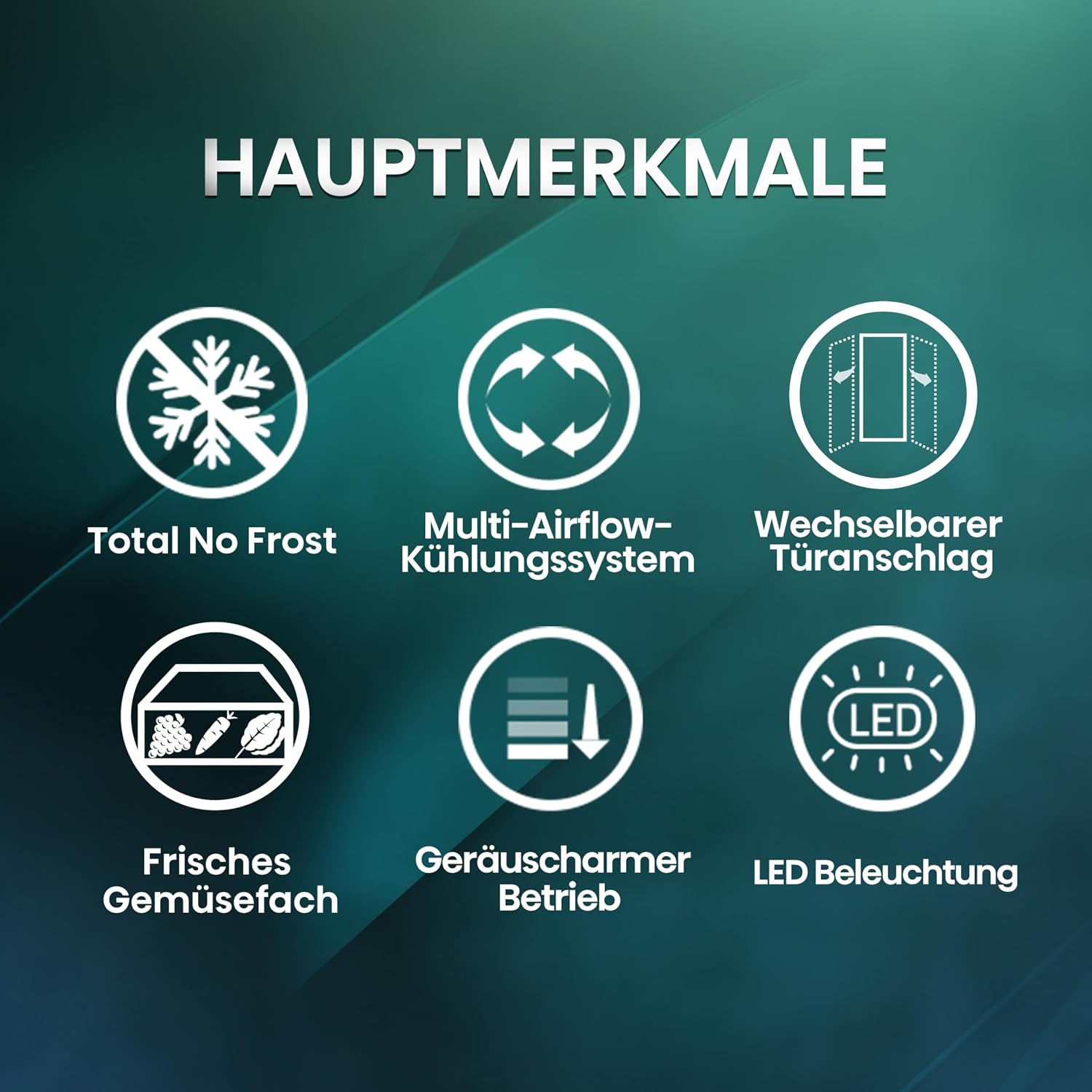 Thumbnail 2 de Hisense RB327N4ADD Kühl-Gefrier-Kombination – Total NoFrost, Wechselbarer Türanschlag, 171 L Kühlteil / 85 L Gefrierteil